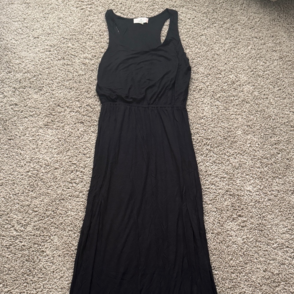 Pink Republic Black Sleeveless Maxi Dress